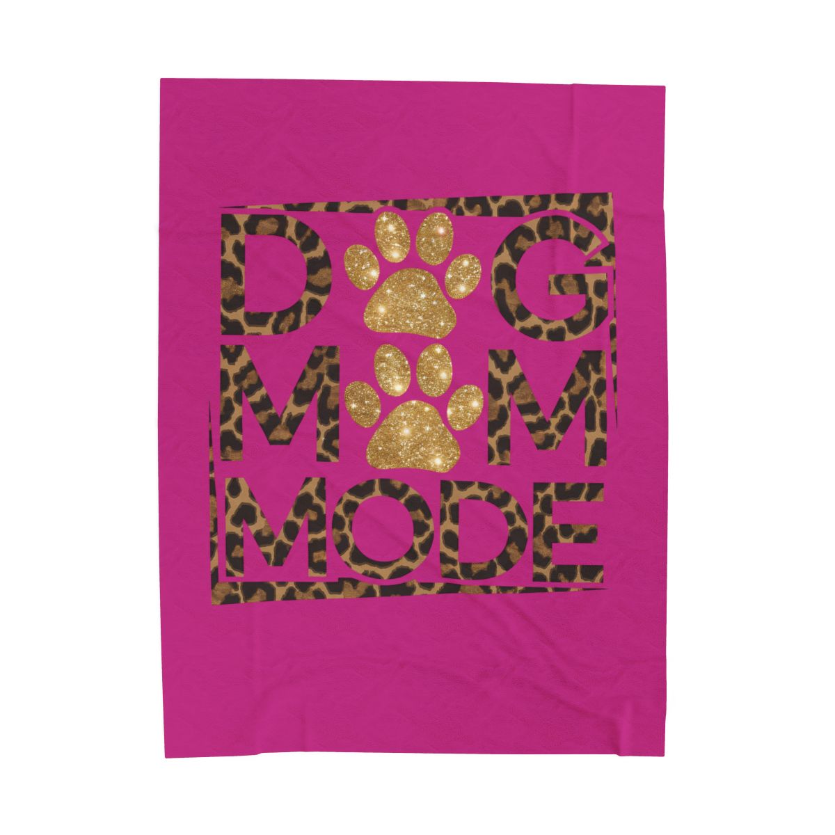 Dog Mom Mode Blanket – Cozy Gift for Shih Tzu & Dog Lovers