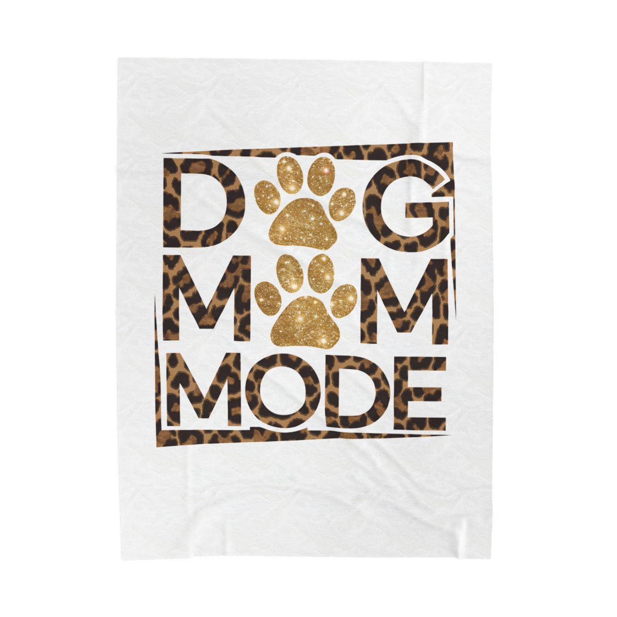 Dog Mom Mode Blanket – Cozy Gift for Shih Tzu & Dog Lovers