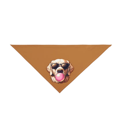 Golden-with-Gum--white-Pet Bandana