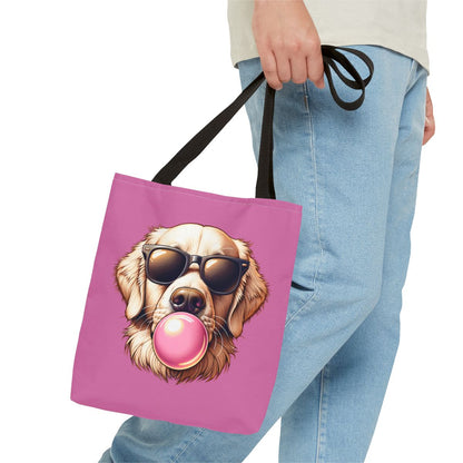 Golden-with-Gum-white-Tote Bag