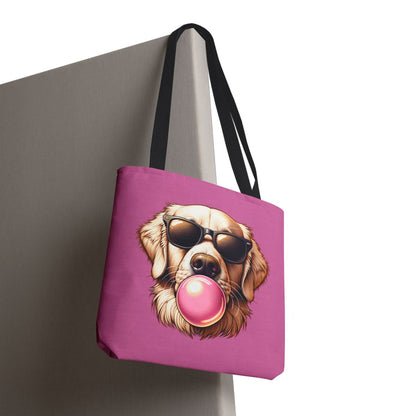 Golden-with-Gum-white-Tote Bag