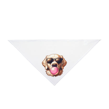 Golden-with-Gum--white-Pet Bandana