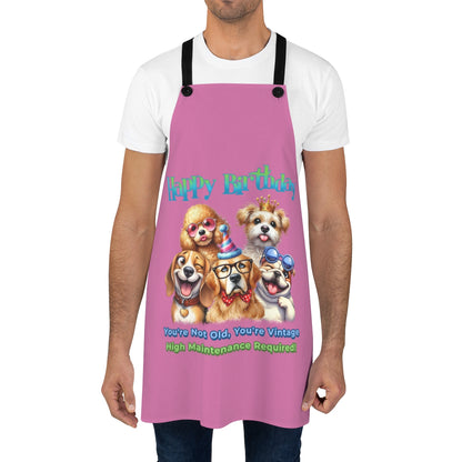 Happy Birthday Dog Apron – You’re Not Old, You’re Vintage & Cute