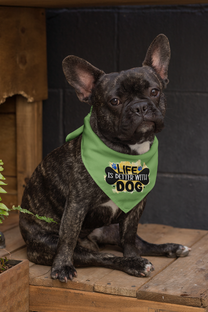 Life Is Better With Dog Bandana – Cute Gift for Shih Tzu Lovers
