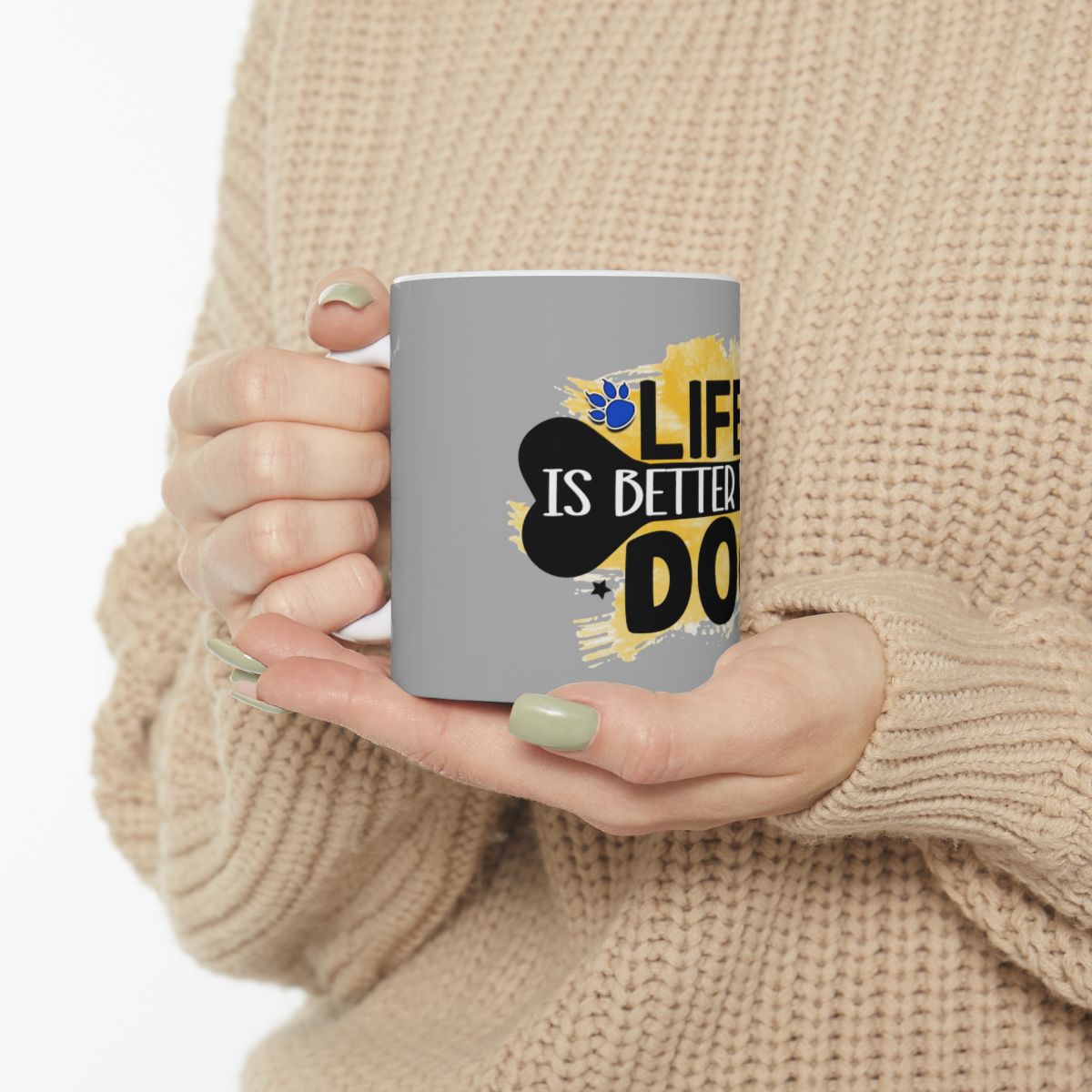 Life Is Better With Dog Mug – Perfect Gift for Dog Lovers & Pet Moms