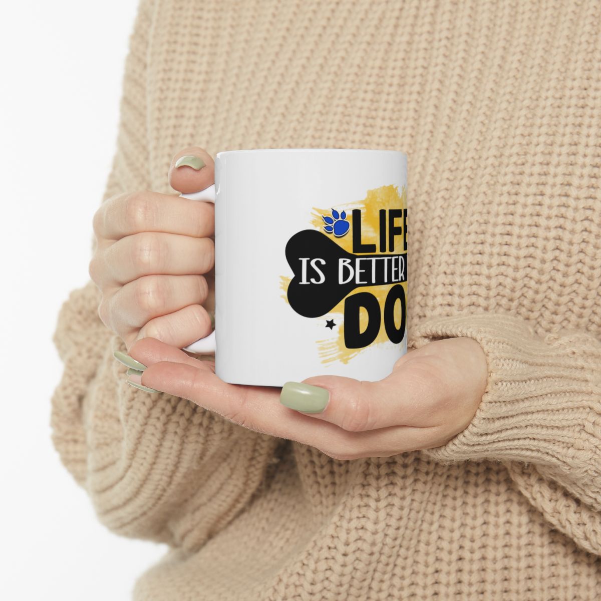 Life Is Better With Dog Mug – Perfect Gift for Dog Lovers & Pet Moms