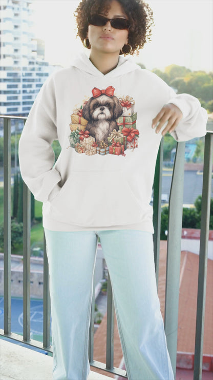 Christmas Gifts Shih Tzu Hoodie – Perfect Holiday Gift for Dog Lovers