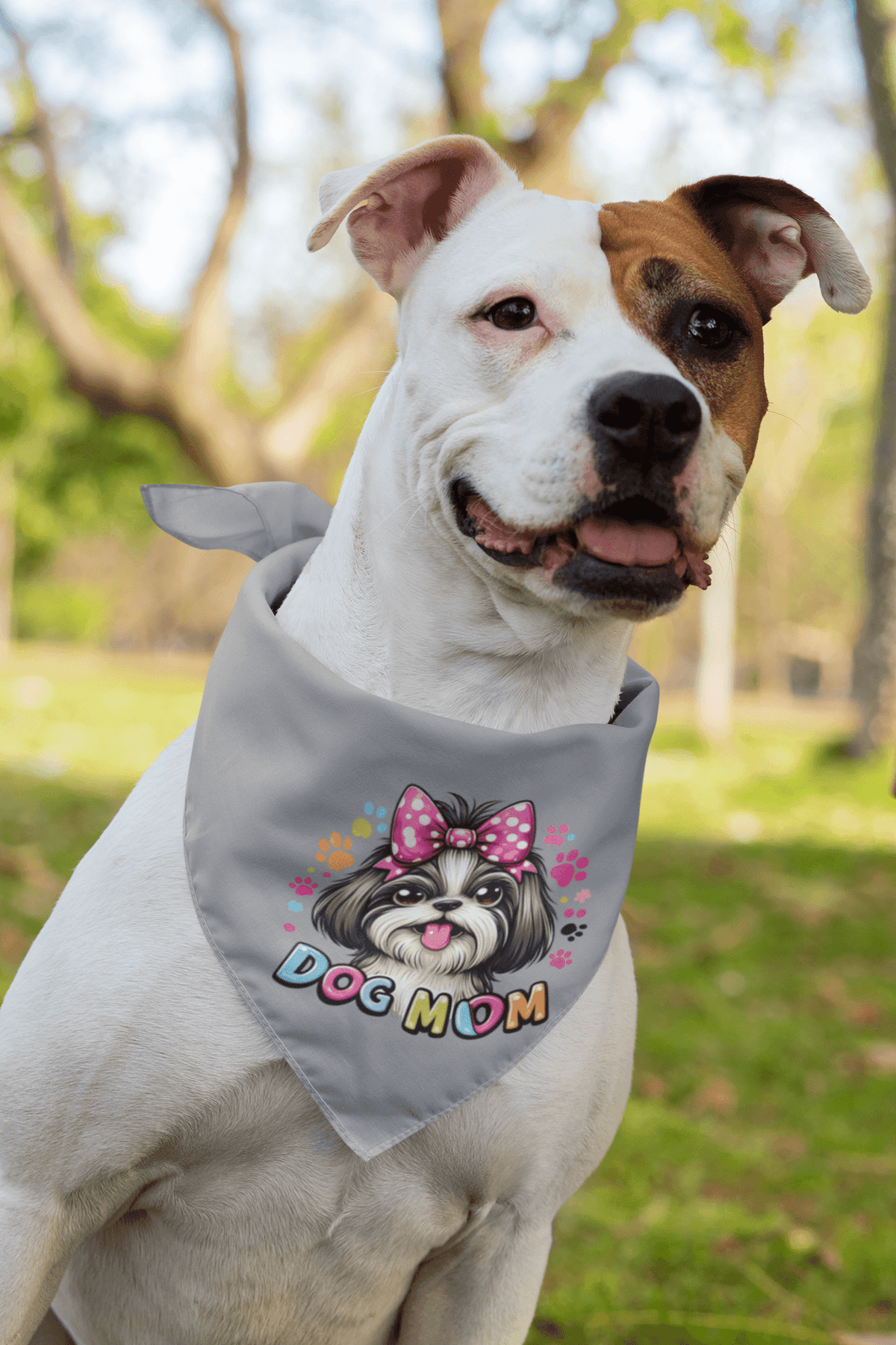 Shih Tzu Dog Mom Pet Bandana - Shih Tzu Gifts