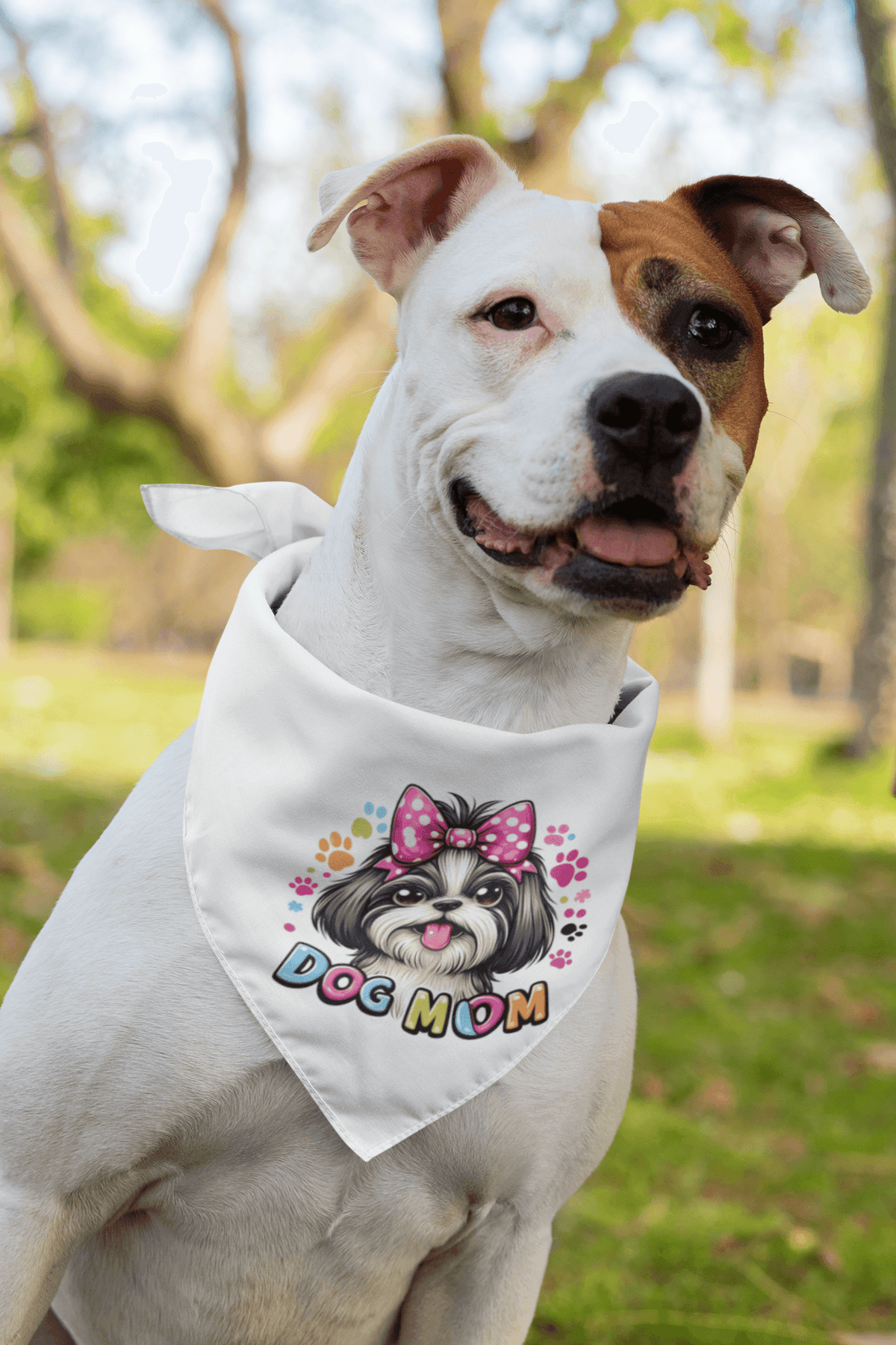 Shih Tzu Dog Mom Pet Bandana - Shih Tzu Gifts