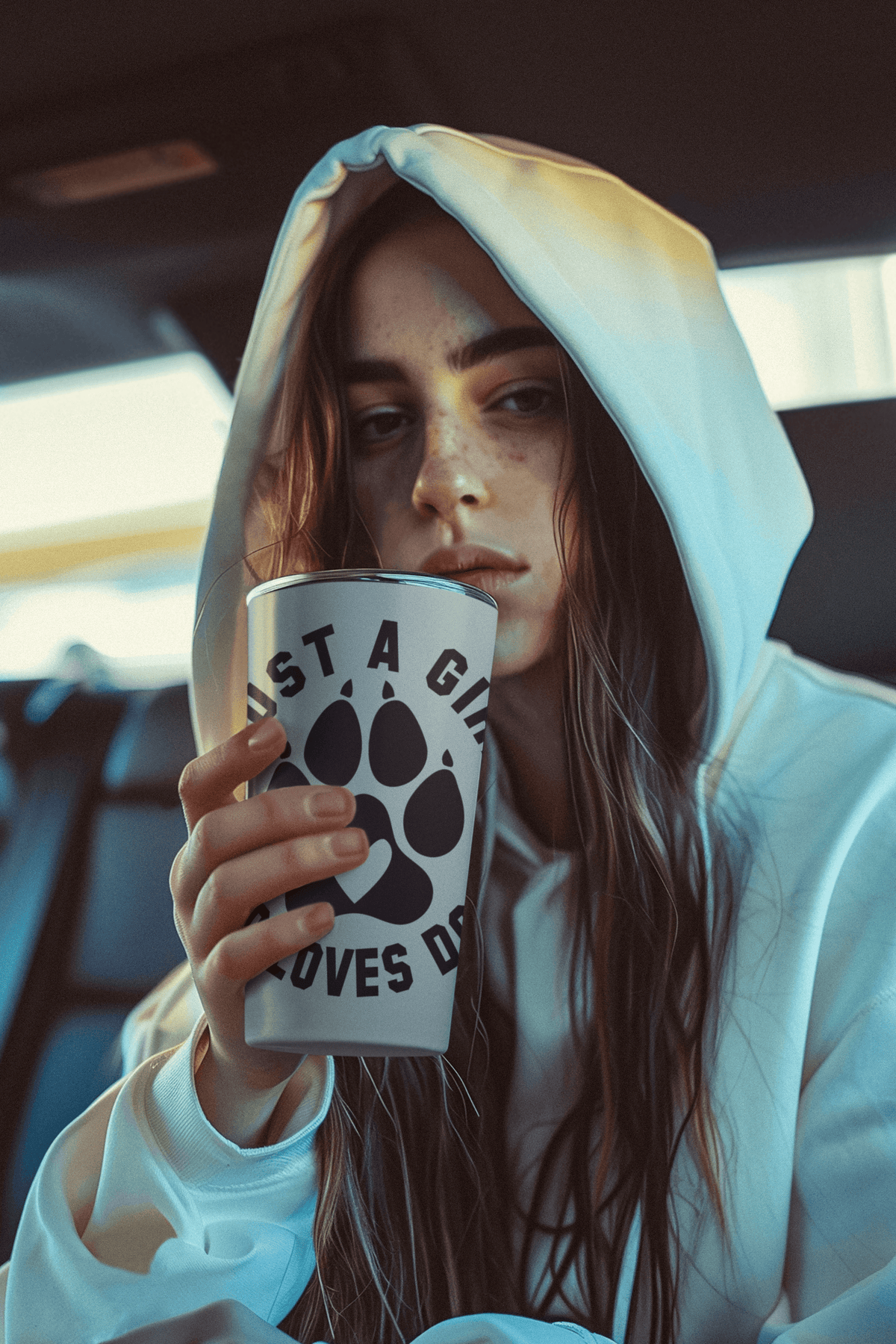 Just a Girl Who Loves Dogs Tumbler