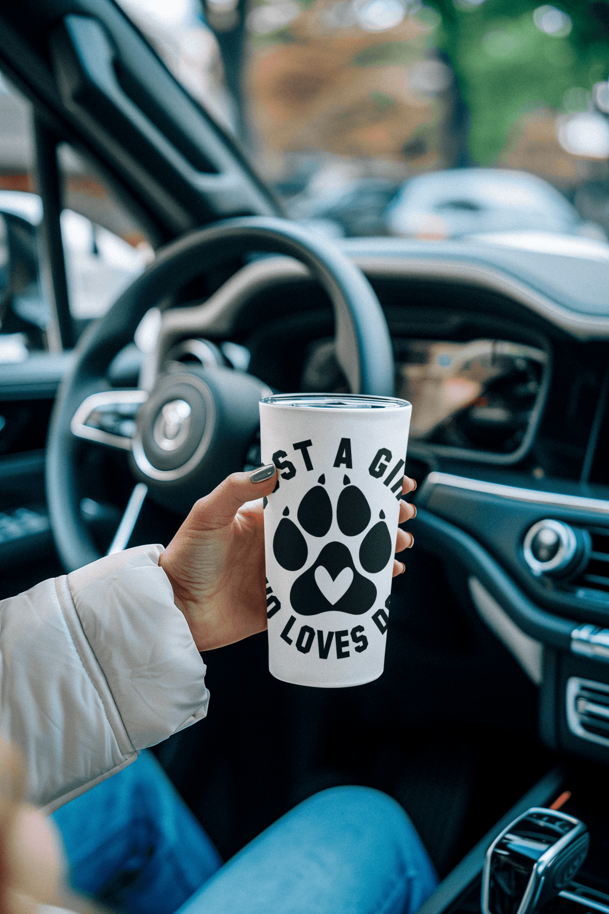 Just a Girl Who Loves Dogs Tumbler