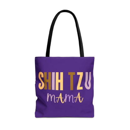 Shih Tzu Mama Words Tote Bag - Shih Tzu Gifts