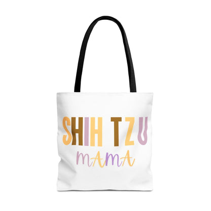 Shih Tzu Mama Words Tote Bag - Shih Tzu Gifts
