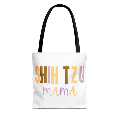 Shih Tzu Mama Words Tote Bag - Shih Tzu Gifts
