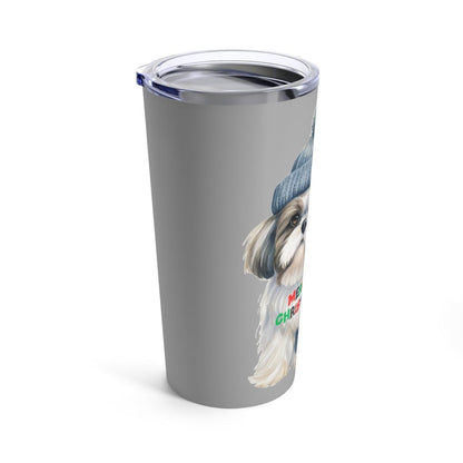 Merry Christmas Shih Tzu Tumbler - Perfect Holiday Gift for Dog Lovers - Shih Tzu Gifts