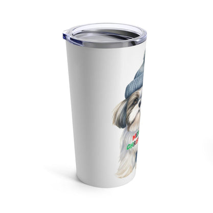 Merry Christmas Shih Tzu Tumbler - Perfect Holiday Gift for Dog Lovers - Shih Tzu Gifts