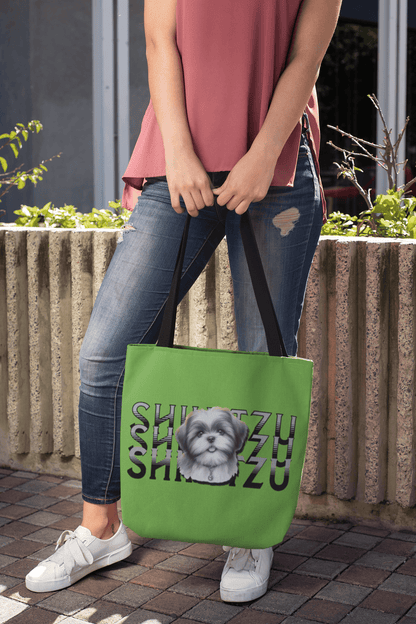 Shih Tzu Stack Tote Bag - Cute & Durable Gift for Shih Tzu Lovers