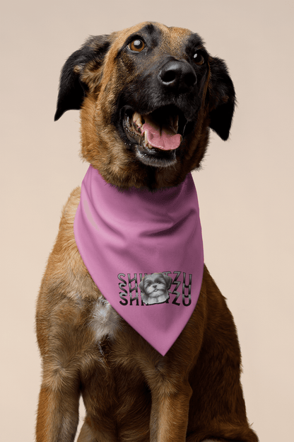 Adorable Shih Tzu Stack Dog Bandana – Cute & Stylish Pet Accessory