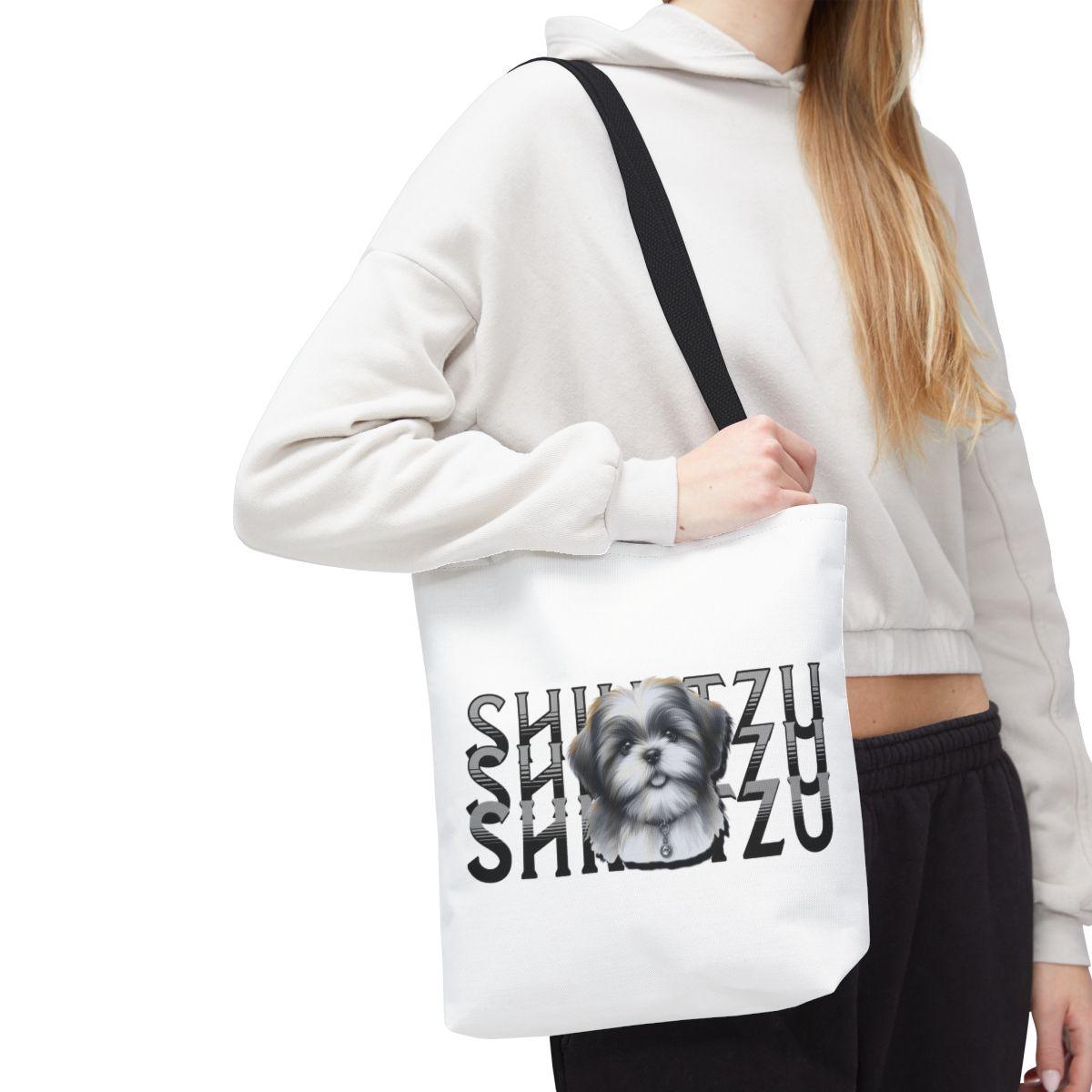 Shih Tzu Stack Tote Bag - Cute & Durable Gift for Shih Tzu Lovers
