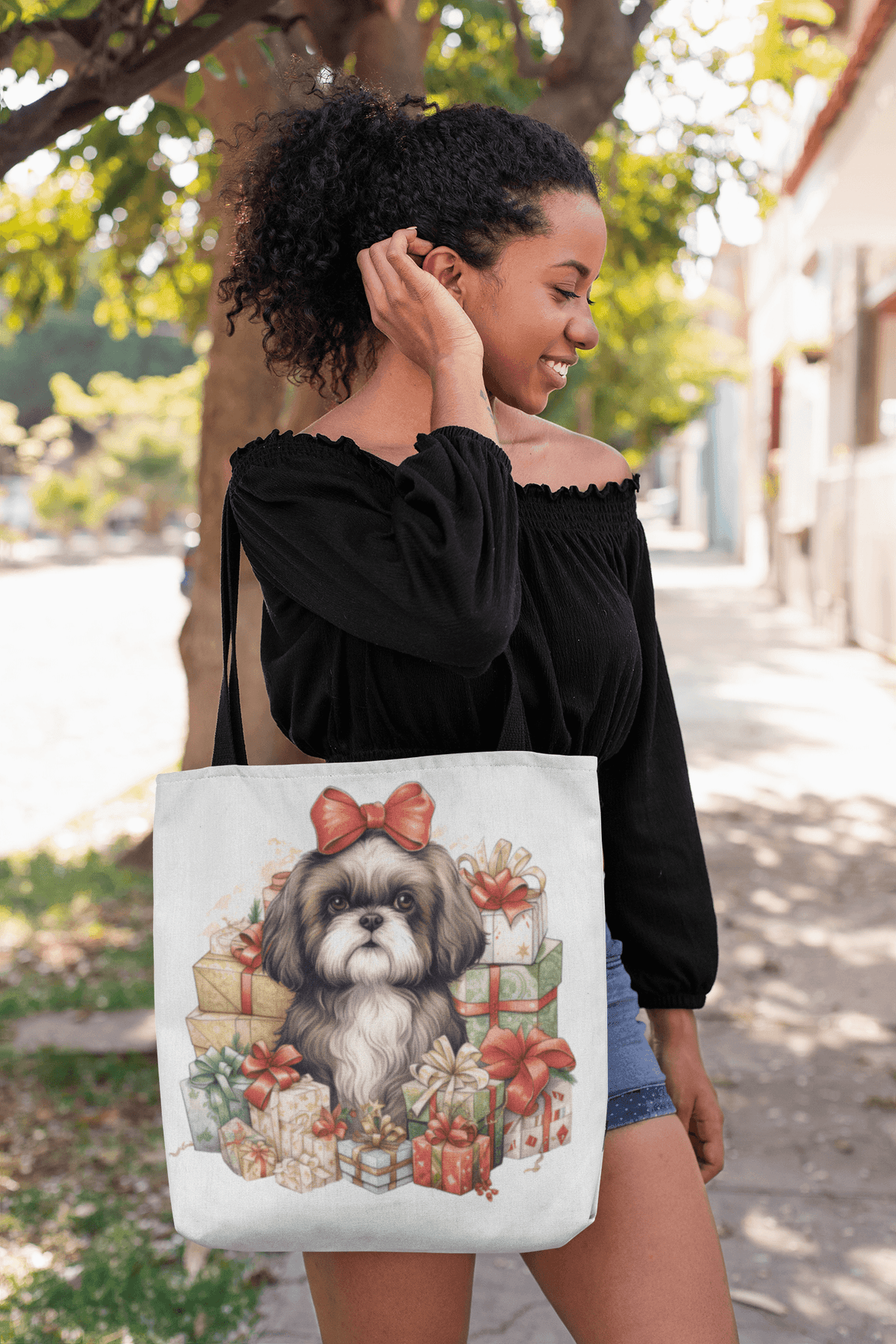 Christmas Gifts Shih Tzu Tote Bag - Shih Tzu Gifts