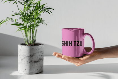 Shih Tzu Text Mug – Cute & Durable Gift for Shih Tzu Owners & Lovers
