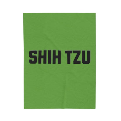 Shih Tzu Text Blanket – Cozy & Stylish Gift for Dog Lovers