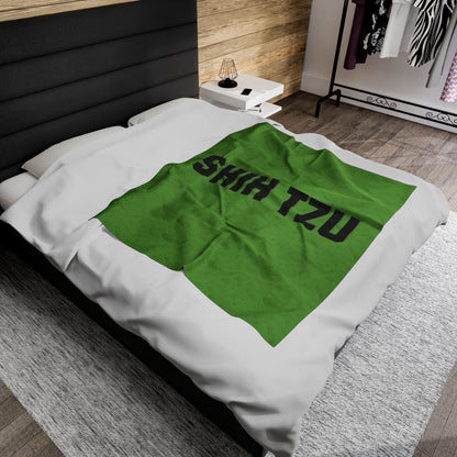 Shih Tzu Text Blanket – Cozy & Stylish Gift for Dog Lovers