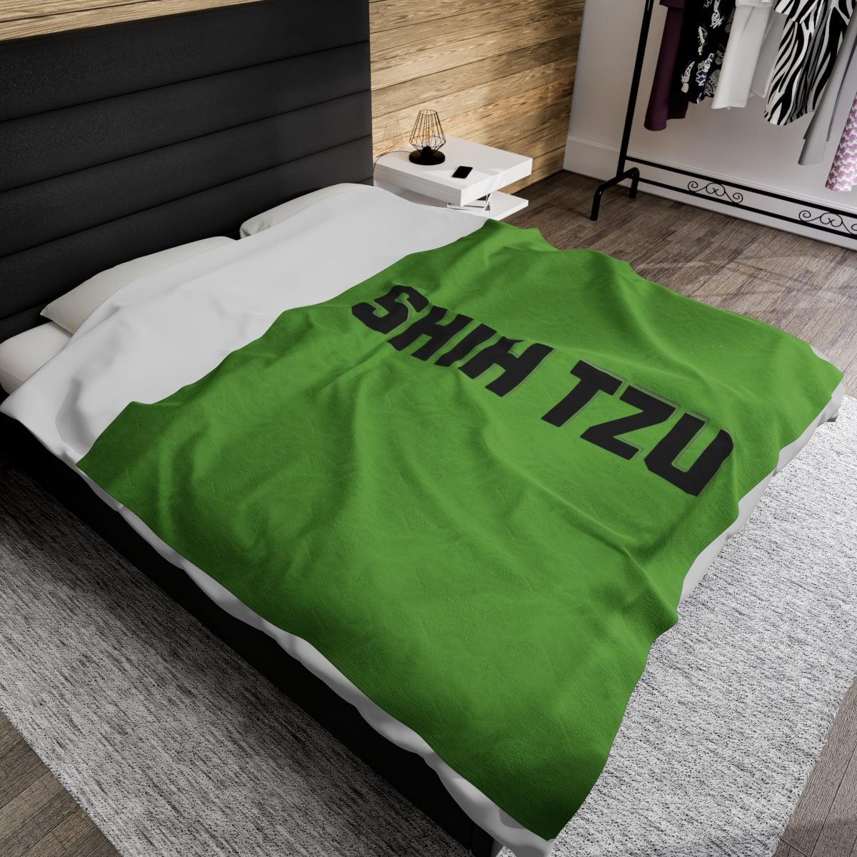 Shih Tzu Text Blanket – Cozy & Stylish Gift for Dog Lovers