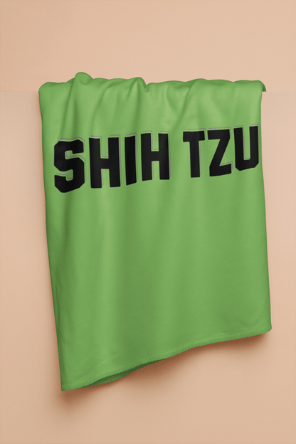 Shih Tzu Text Blanket – Cozy & Stylish Gift for Dog Lovers