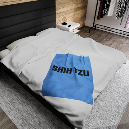 Shih Tzu Text Blanket – Cozy & Stylish Gift for Dog Lovers