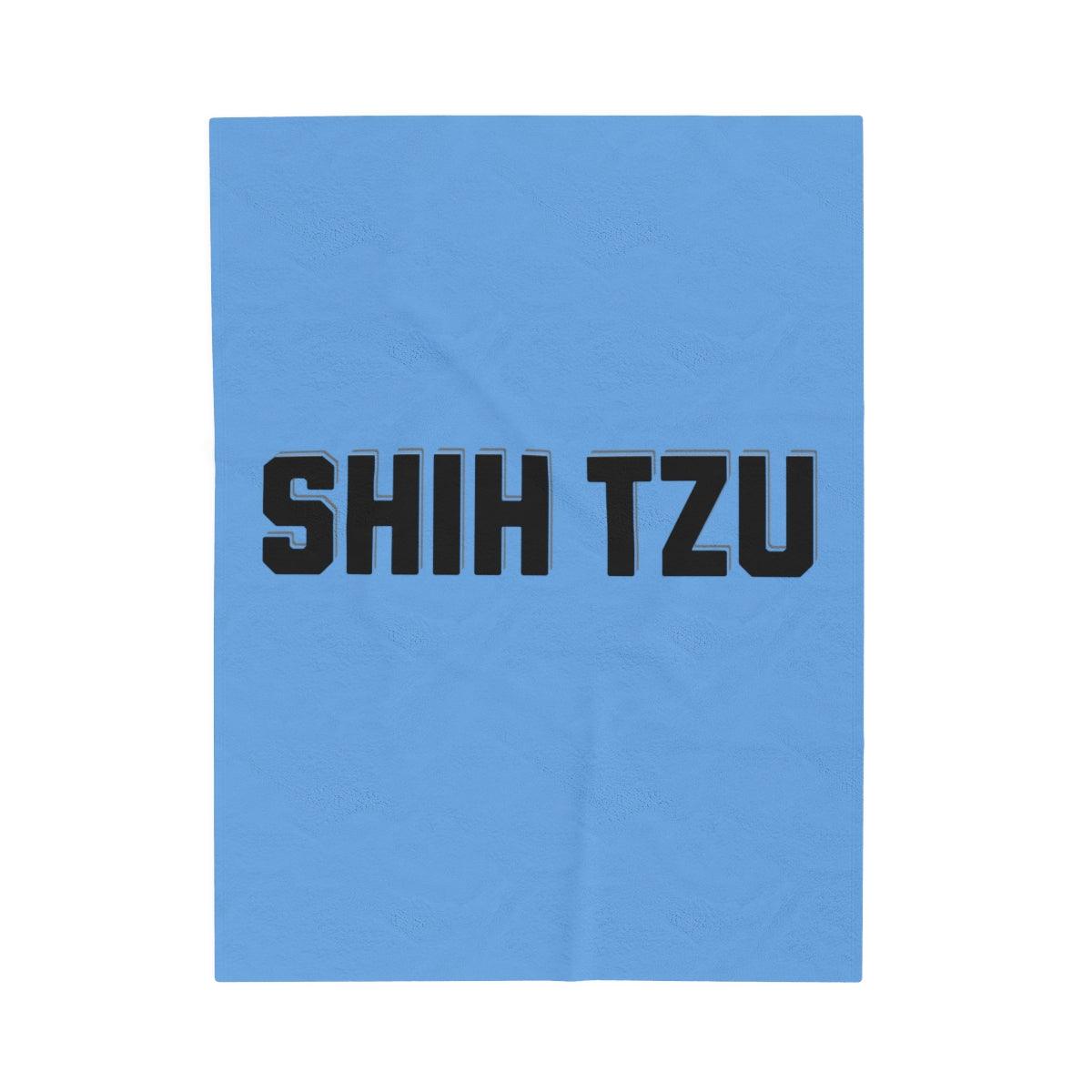 Shih Tzu Text Blanket – Cozy & Stylish Gift for Dog Lovers