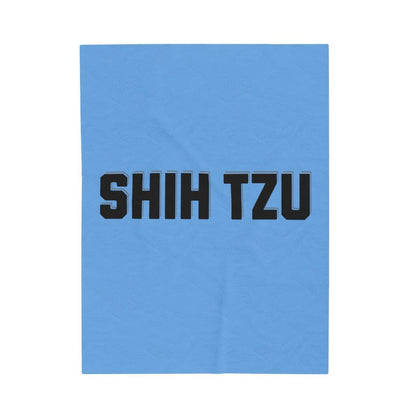 Shih Tzu Text Blanket – Cozy & Stylish Gift for Dog Lovers