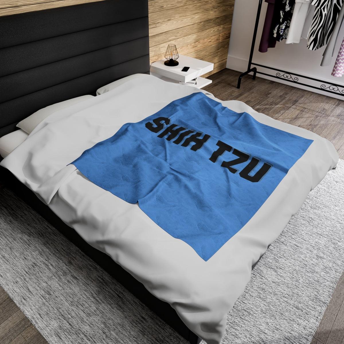 Shih Tzu Text Blanket – Cozy & Stylish Gift for Dog Lovers