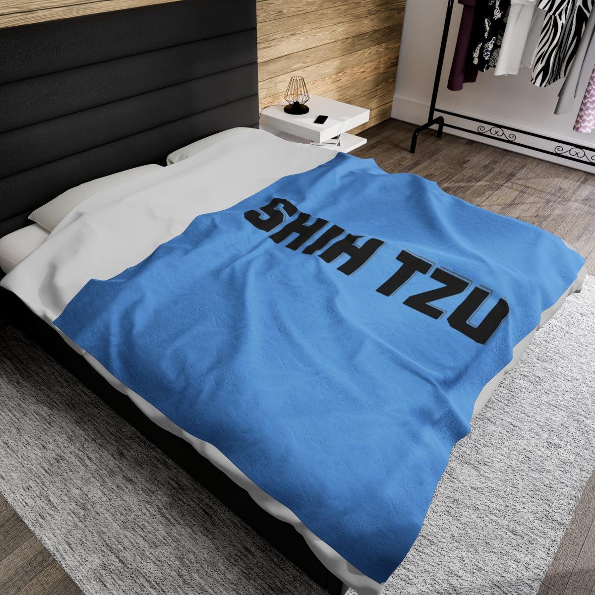 Shih Tzu Text Blanket – Cozy & Stylish Gift for Dog Lovers