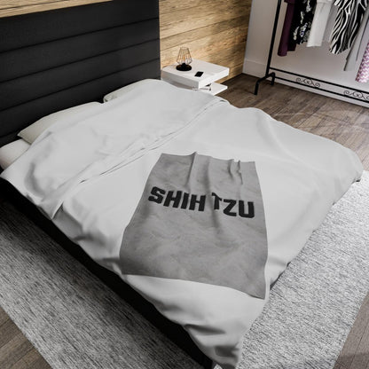 Shih Tzu Text Blanket – Cozy & Stylish Gift for Dog Lovers