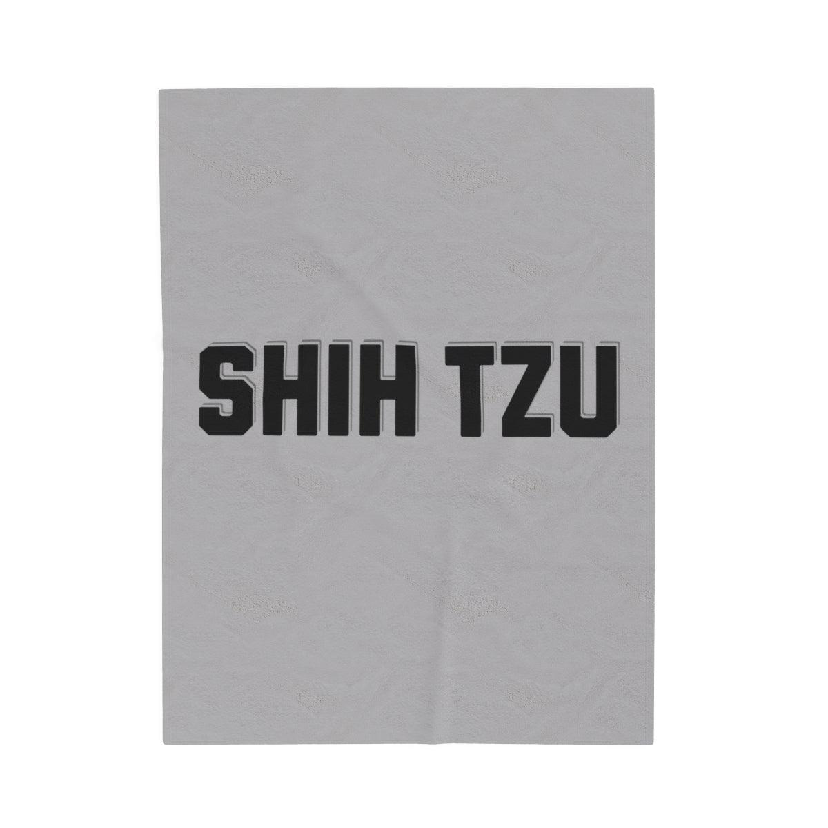 Shih Tzu Text Blanket – Cozy & Stylish Gift for Dog Lovers