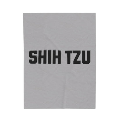 Shih Tzu Text Blanket – Cozy & Stylish Gift for Dog Lovers