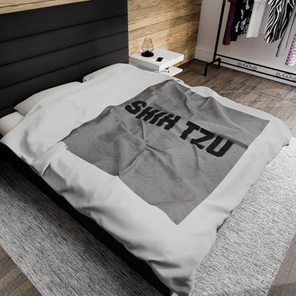 Shih Tzu Text Blanket – Cozy & Stylish Gift for Dog Lovers