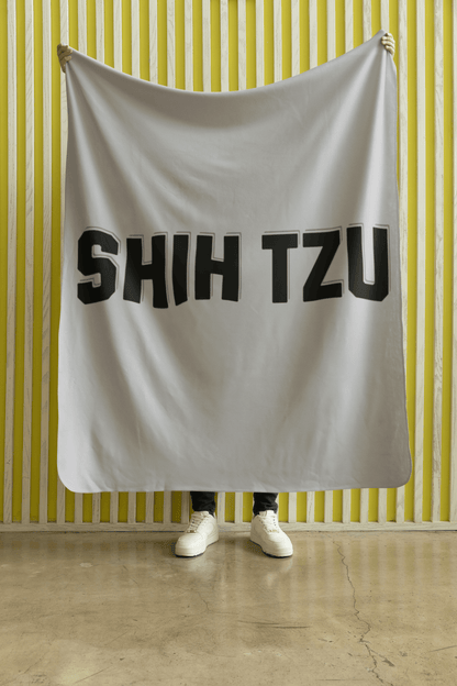 Shih Tzu Text Blanket – Cozy & Stylish Gift for Dog Lovers
