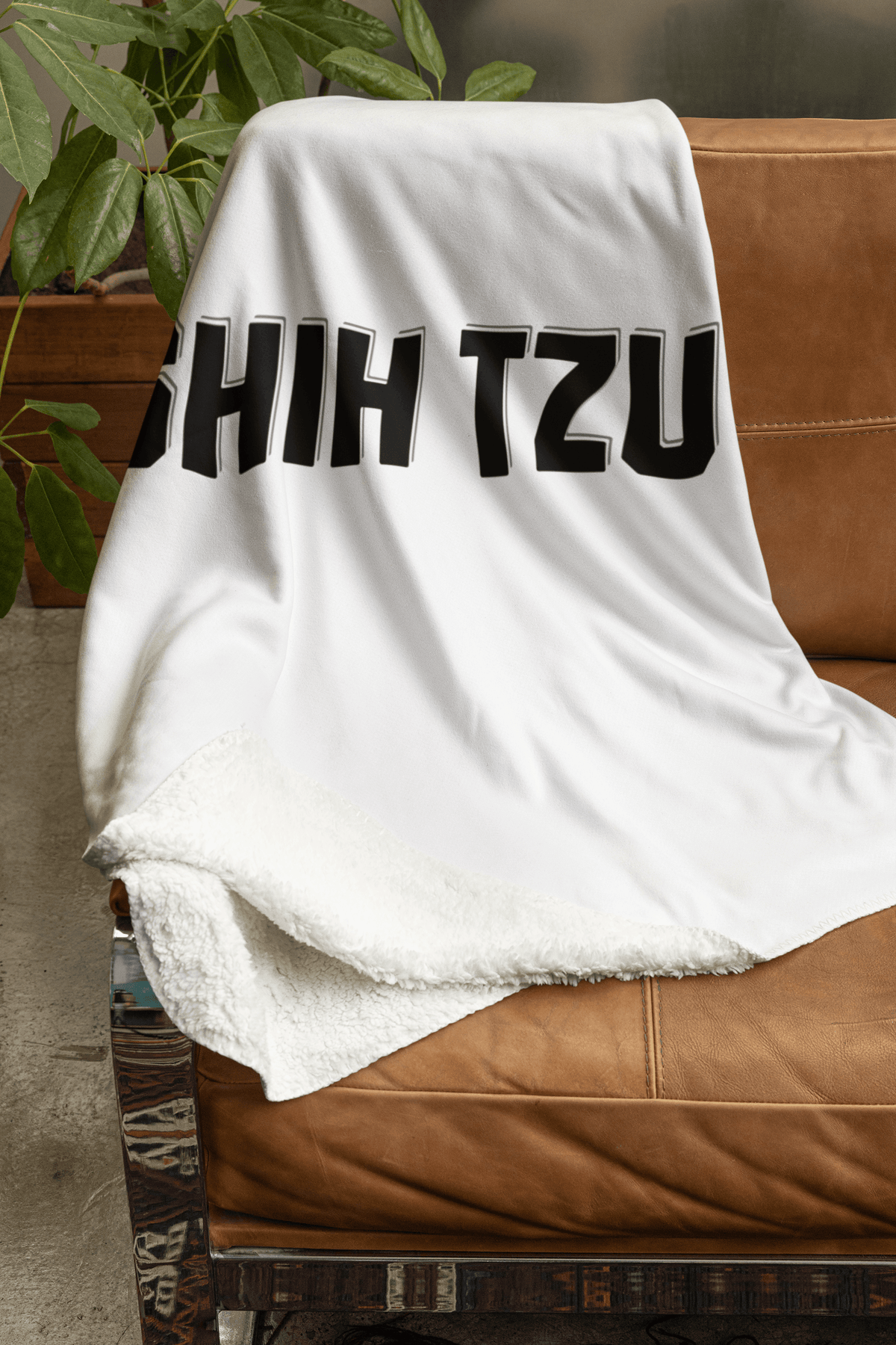 Shih Tzu Text Blanket – Cozy & Stylish Gift for Dog Lovers